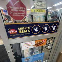 Krispy Krunchy Chicken - Circle K - Chicken meal deals we saw at the door