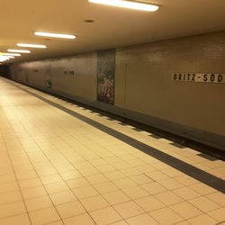 U-Bhf. Britz-Süd - Bahnsteig