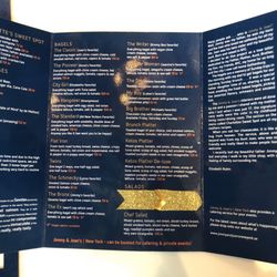 Jimmy & Joans New York - Menu