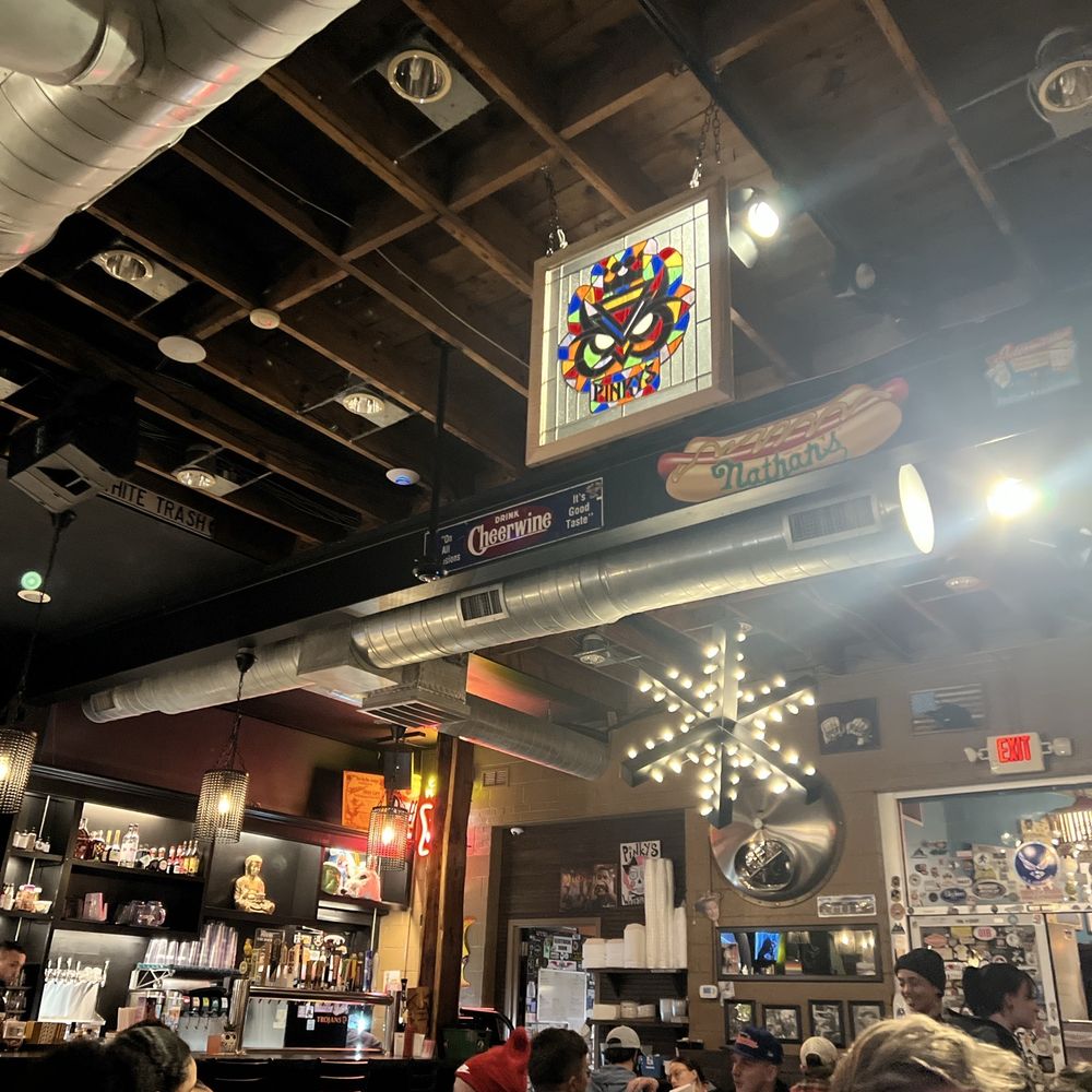 Pinky's Westside Grill - Pinky's Dining Area with happy customers! - Burgers Near Me - Charlotte, North Carolina