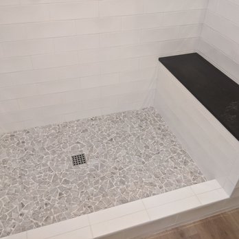 Know Howe Tile - Shower floor, bench - Flooring Near Me - Carlsbad, California