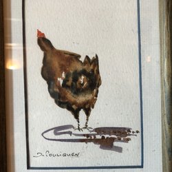 Crêperie Steredenn - Les poules au mur