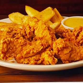 Texas Roadhouse - My critters meal per website. Note the size of the chicken. No description given if it was chicken fingers or small nuggets. - Steakhouses Near Me - Gainesville, Georgia Texas Roadhouse - My critters meal per website. Note the size of the chicken. No description given if it was chicken fingers or small nuggets. - Steakhouses Near Me - Gainesville, Georgia