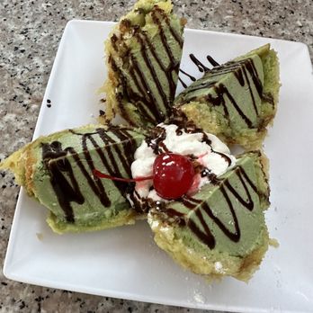 The Sushi House - Green tea tempura ice cream - Japanese Near Me - Ventura, California