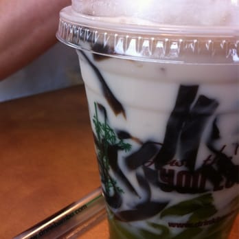 BAMBU - #9: grass jelly and pandan jelly - Bubble Tea Near Me - Sacramento, California