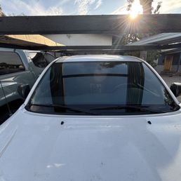 The original windshield cracked on the passenger side