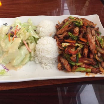 KC Teriyaki - Spicy chicken teriyaki plate - Japanese Near Me - Vancouver, Washington