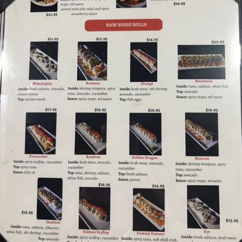 Samurai Sushi - raw sushi rolls - Sushi Bars Near Me - Hanford, California
