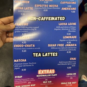 Luchador Coffee - Menu - Coffee & Tea Near Me - Tulsa, Oklahoma Luchador Coffee - Menu - Coffee & Tea Near Me - Tulsa, Oklahoma