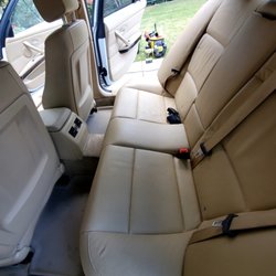 Touchless Detailing - Back seat before/after
