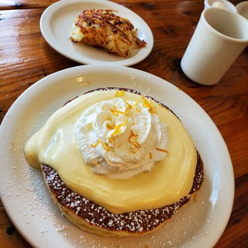 Moke’s Bread And Breakfast - Lilikoi's Pancakes Excellent passion fruit flavor - Breakfast & Brunch Near Me - Honolulu, Hawaii Moke’s Bread And Breakfast - Lilikoi's Pancakes Excellent passion fruit flavor - Breakfast & Brunch Near Me - Honolulu, Hawaii