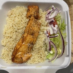 Helmand Kabob Palace - Salmon Fillet dinner