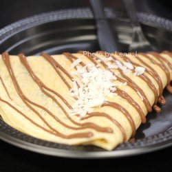 Sweet 'n' Savory of Port Jefferson - Nutella and coconut crepe ($13.50)