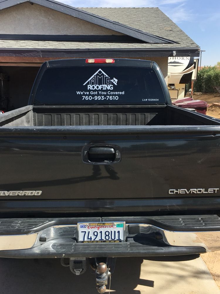 Slide of AMG Roofing