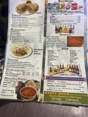 Menu photo 6 El Merendero La Verne, CA Menu photo 6 El Merendero La Verne, CA