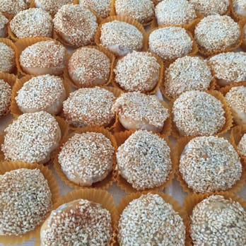 Dine Around Downtown - Highlight of the day, authentic sesame and cashew cakes ...so, so good. The guest chef flew in from China - Festivals Near Me - New York, New York Dine Around Downtown - Highlight of the day, authentic sesame and cashew cakes ...so, so good. The guest chef flew in from China - Festivals Near Me - New York, New York