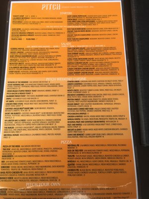 Menu photo 6 Pitch Omaha, NE