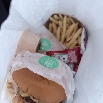 The Win-Dow Long Beach - DOUBLE CHEESEBURGER and fries - Burgers Near Me - Long Beach, California