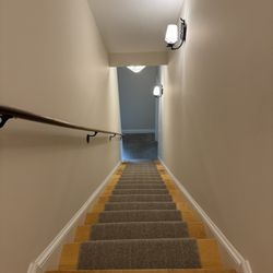 Leicester Flooring - Wool carpeting staircase 2.