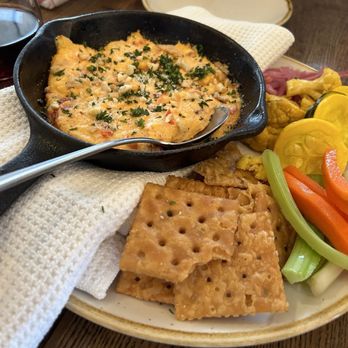 Ranch House Restaurant - Artichoke dip and fried saltines... soooo good - American Near Me - Powell Butte, Oregon