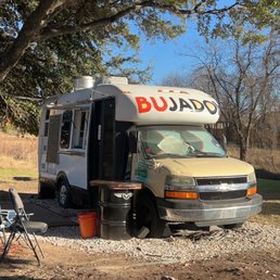 a parked food truck