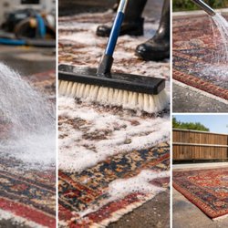 Beverly Hills Rug Cleaning & Repairs - Our professional rug cleaning process includes thorough washing, gentle scrubbing, rinsing, and careful drying for area rugs.
Copy