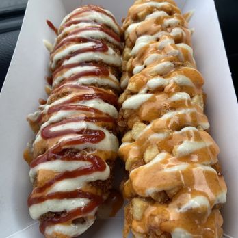 Chung Chun Rice Dog - Halal chicken - Korean Near Me - Mississauga, Ontario Chung Chun Rice Dog - Halal chicken - Korean Near Me - Mississauga, Ontario