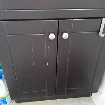 Brite Maid Services - Left cleaning goo everywhere, including on another white surface which doesn't show up in a picture unfortunately but you can see it here. - Home Cleaning Near Me - Alexandria, Virginia