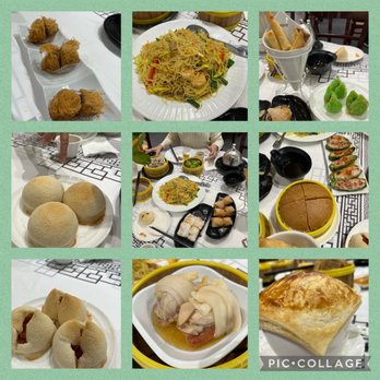 Bistro 1968 - Crispy taro, fried noodle, crispy crab shrimp roll, baked BBQ buns, various dumplings, brown sugar sponge cake, almond puff pastry - Dim Sum Near Me - San Gabriel, California