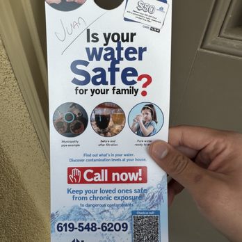 Metropolitan Water Systems - Another bad experience with representative Juan. - Water Purification Services Near Me - San Diego, California