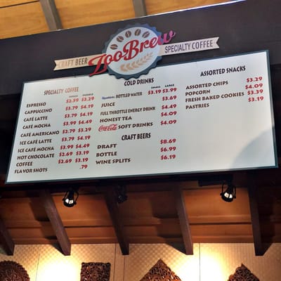 Menu photo 2 Zoo Brew San Diego, CA Menu photo 2 Zoo Brew San Diego, CA