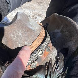 Mavericks of Aspen - Hot glue stained hat