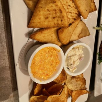 J. Wilson's - a plate of chips and dips - New American Near Me - Lawrence, Kansas J. Wilson's - a plate of chips and dips - New American Near Me - Lawrence, Kansas