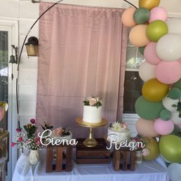 Ciena's First Bday Cake made by Vilma's Bakery Ciena's First Bday Cake made by Vilma's Bakery