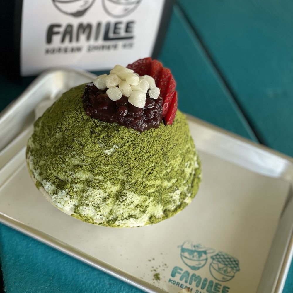 Familee Korean Shave Ice - Matcha - Desserts Near Me - Kapaʻa, Hawaii