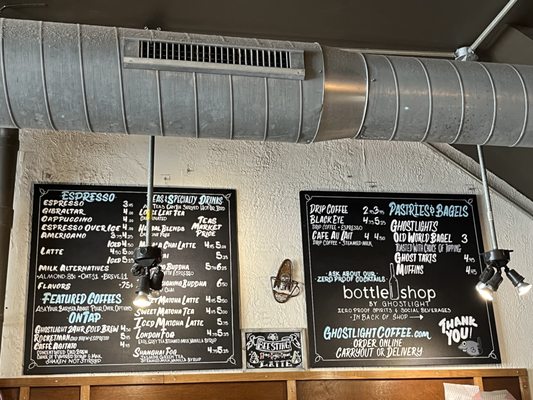 Menu photo 1 Ghostlight Coffee - South Park Dayton, OH Menu photo 1 Ghostlight Coffee - South Park Dayton, OH