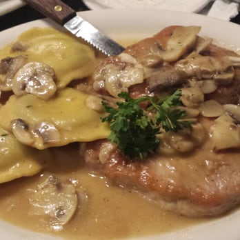 Cannataro's - Pork tenderloin with portobello ravioli. - Italian Near Me - Chino, California