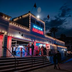 Balboa Fun Zone Arcade - Neon sign at night