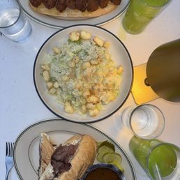 Po boys and caesar salad