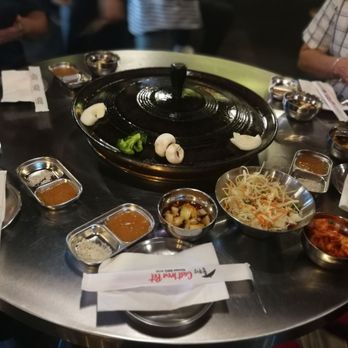 The Cast Iron Pot 3 - Table Setting - Korean Near Me - Flushing, New York The Cast Iron Pot 3 - Table Setting - Korean Near Me - Flushing, New York