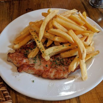 Bodensee Restaurant - The lunch gypsy schnitzel pork for $10.80. - German Near Me - Helen, Georgia Bodensee Restaurant - The lunch gypsy schnitzel pork for $10.80. - German Near Me - Helen, Georgia