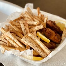 Fijian BBQ - Fish and Taro Fries Plate