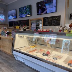 Jones Lobster - Fresh catch Seafood counter.