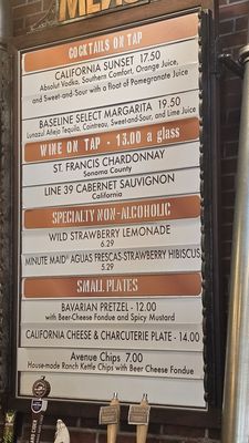Menu photo 4 BaseLine Tap House Lake Buena Vista, FL