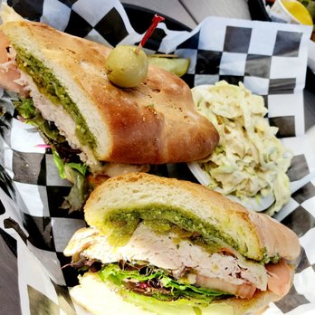 Oak Tree Cafe - Pesto green chili turkey sandwhich - Bars Near Me - Albuquerque, New Mexico