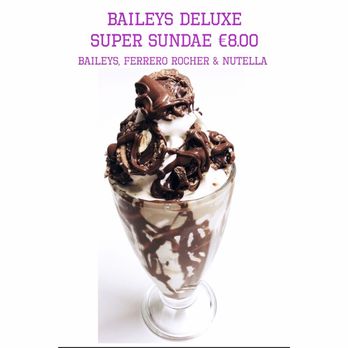 Shake Out - Bailey's Deluxe Super Sundae - Ice Cream & Frozen Yogurt Near Me - Kilkenny, KK Shake Out - Bailey's Deluxe Super Sundae - Ice Cream & Frozen Yogurt Near Me - Kilkenny, KK