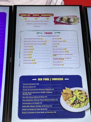 Menu photo 2 Gilibertos Arnolds Park, IA