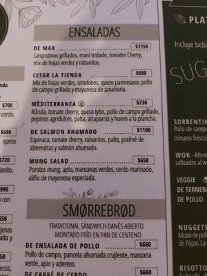 Menu photo 4 La Tienda Necochea, B