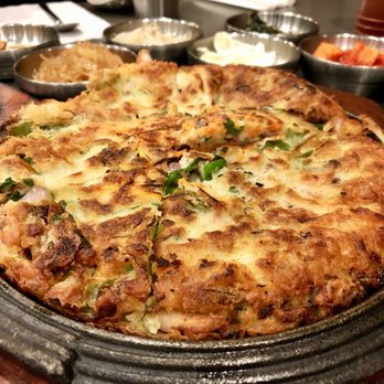 Tofu Plus - Seafood Pancake - $20 - Korean Near Me - Cupertino, California