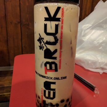 Tea Brick - Horchata Milk Tea + Honey Boba - Tea Rooms Near Me - Monterey Park, California